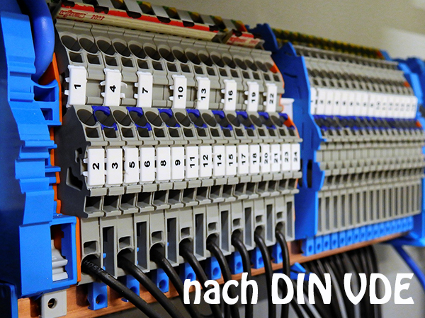 Wir bauen nach DIN VDE